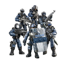 Load image into Gallery viewer, Mini Soldier Set SWAT Special police Figurines with Building Blocks Gun Army Compatible All Major Brands Toys Gift Dropshipping