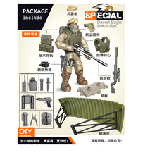 Load image into Gallery viewer, Mini Soldier Set SWAT Special police Figurines with Building Blocks Gun Army Compatible All Major Brands Toys Gift Dropshipping