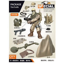 Load image into Gallery viewer, Mini Soldier Set SWAT Special police Figurines with Building Blocks Gun Army Compatible All Major Brands Toys Gift Dropshipping