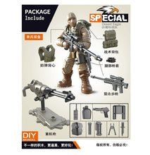 Load image into Gallery viewer, Mini Soldier Set SWAT Special police Figurines with Building Blocks Gun Army Compatible All Major Brands Toys Gift Dropshipping