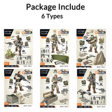 Load image into Gallery viewer, Mini Soldier Set SWAT Special police Figurines with Building Blocks Gun Army Compatible All Major Brands Toys Gift Dropshipping